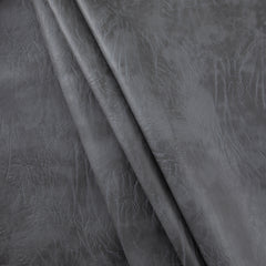 Distressed Pleather Fabric, Gray
