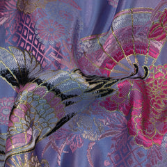 Brocade Kyoto Garden, Light Blue & Pink