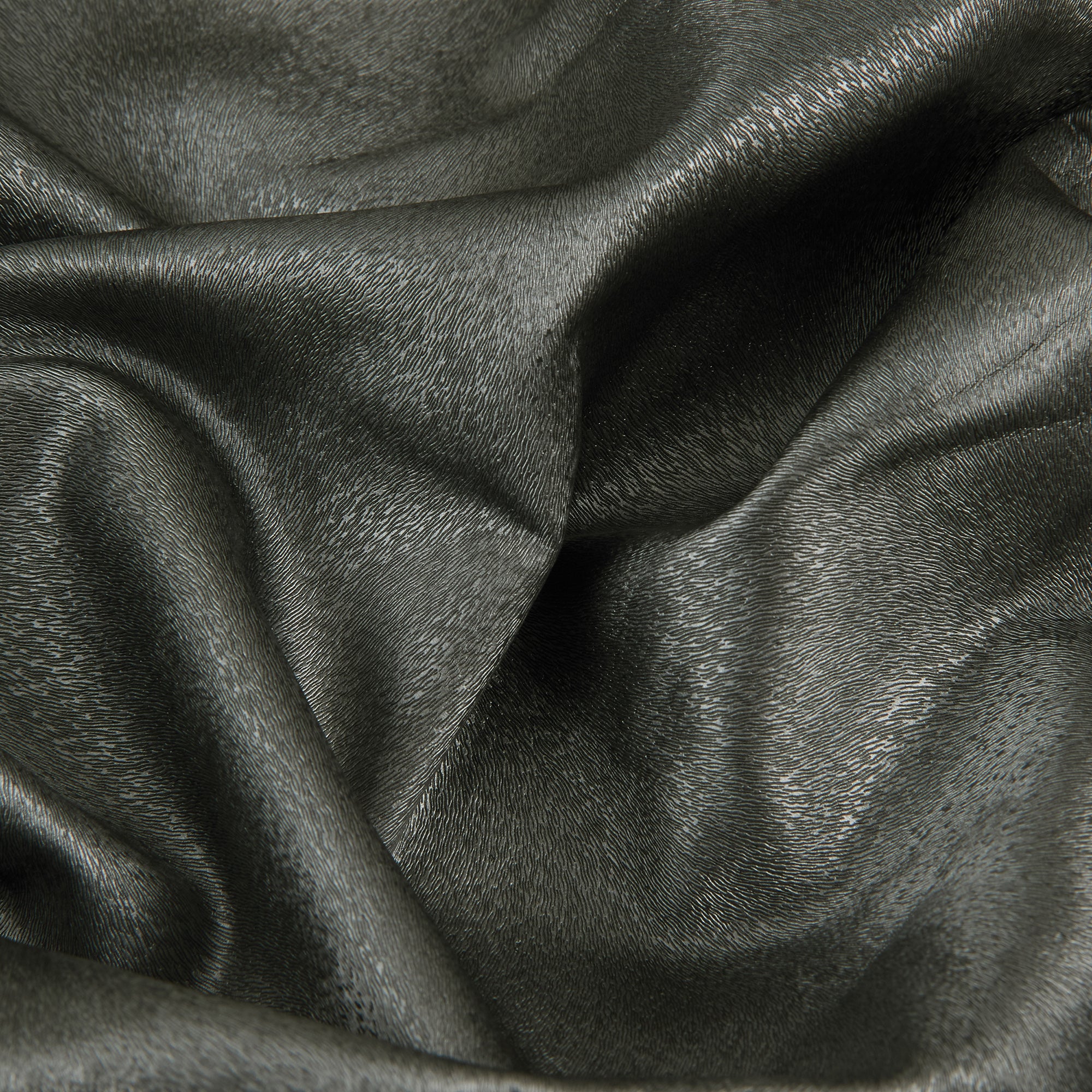 Textured Fur Fabric, Metallic Silver